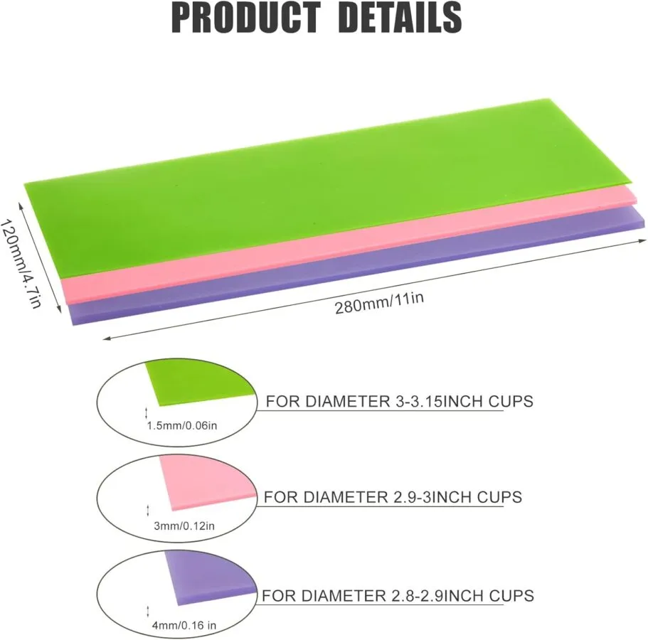 Plaques en silicone pour Cricut MugPress – Image 7