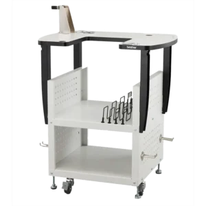 TABLE / SUPPORT & RANGEMENT BRODEUSE PROFESSIONNELLE
