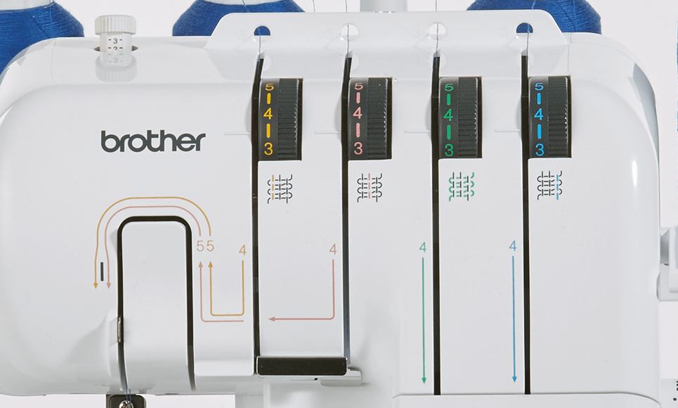 Surjeteuse - raseuse 3/4 fils BROTHER 2104D – Image 3